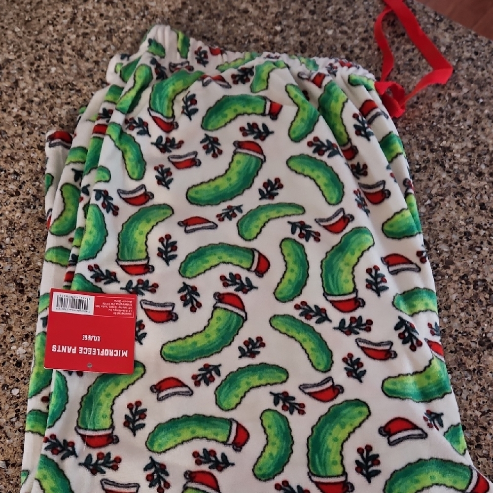 Festive Cactus Print Pajama Pants